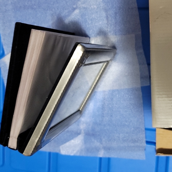 Life style stainless steel photo album NWT classy looking great gift ingravable - Picture 4 of 4